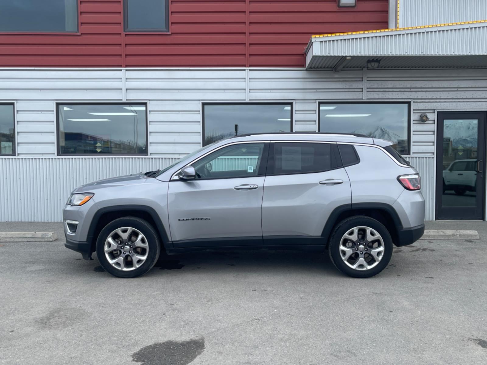 2021 SILVER /charcoal cloth JEEP COMPASS LIMITED (3C4NJDCB7MT) with an 2.4L engine, Automatic transmission, located at 1960 Industrial Drive, Wasilla, 99654, (907) 274-2277, 61.573475, -149.400146 - Photo #1